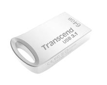 Transcend JF710 64GB Mini Metal Series USB 3.0 Pen Drive - (Silver)