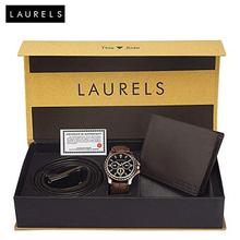 Laurels analogue black Dial Men's Watch