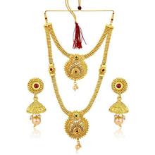 Sukkhi Cluster Gold Plated Necklace Set For Women