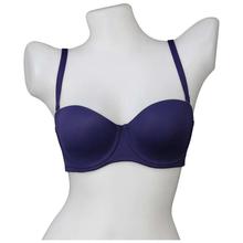 Purple Solid Bra For Women