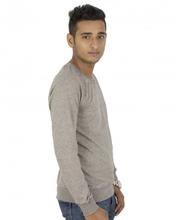 Lugaz Men's Grey Cotton Blend Sweatshirt