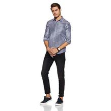 Diverse Men's Checkered Regular Fit Casual Shirt