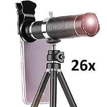 26x Zoom Telescope Camera Telephoto Lens Kit & Tripod for Universal Mobile Phone