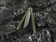 Ganzo Pocket Folding Green Handle Knife G766