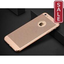 SALE- Ultra Slim Grid Heat Dissipate Matte Phone Case For