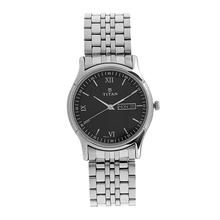 Titan 1636SM01 Karishma Analog Black Dial Watch For Men