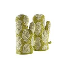 Amazon Brand - Solimo 100% Cotton Padded Oven Gloves,