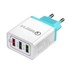 Universal 18 W USB Quick charge 3.0 5V 3A for Iphone 7 8  EU