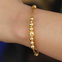 Gold Plated Beaded Bangle For Women