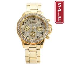 SALE- 2018 New Fashion Faux Chronograph Plated Classic