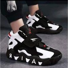 High Top Men Basketball Shoes Non-Slip Damping Air Cushion Sneakers Breathable Comfortable Outdoor Sport Footwear