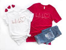 Heart Beat Couple Tshirt