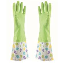Waterproof Dish Washing And Cleaning Gloves - Fur Inside