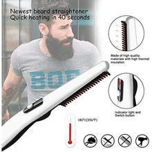 BELZER Beard and Hair Straightening Brush Electric Comb