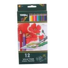 Tonghe Multicolored Wooden Water Color Pencils (12 Pieces)