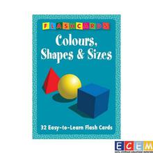 Flash Cards Colors Shape and Sizes For Kids