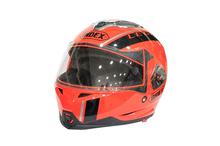 Index Helmet For Men-Red Legenda Single Visor