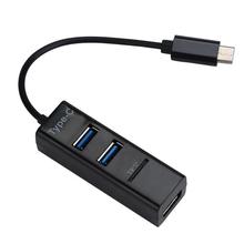 2 in 1 HUB Card Reader Port Adapter Type C USB 3.1 to USB 2.0