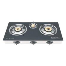 HOMEGLORY 3 Burner Glass Top Gas Stove (HG-GS303)