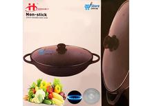 24Cm Nonstick Kadai With Glass Lid