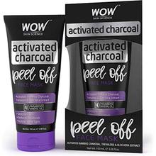 WOW Activated Charcoal Face Mask - Peel Off - No Parabens
