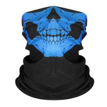 3D Skeleton Skull Seamless Magic Scarf Face Mask Fishing Cycling Ski Bandanas Outdoor Headband Tube Scarf Men Women Neck Scarves