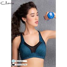 Clovia Padded Non-Wired Printed Gym/Sports Activewear Bra