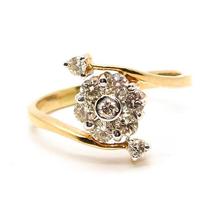 14K Gold Diamond Ring For Women DRG-8515