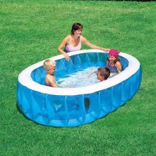 Bestway Blue Elliptic Inflatable Swimming Pool For Kids