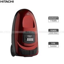 Hitachi CVW2000(RR) 2000Watt Canister Type Vacuum Cleaner - (Red)