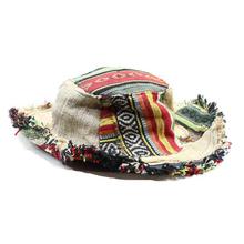 Multicolored Patched Round Hat (Unisex)