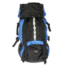 Blue/Black Multi Pockets Trekking Backpack For Men