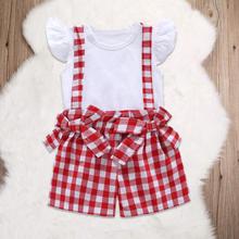 Newborn Toddler Baby Girl Clothes Tops Romper +Shorts Pants Outfits