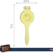 Baker's Secret - 2 in 1 Citrus Lemon Squeezer Citrus Juicer Extractor, Stainless Steel Fruit Press Lime Squeezer, Kitchen Accessories