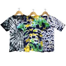 Combo Of 3 Cotton Tie Dye T-Shirt For Men-  Grey/Green/Blue