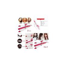 Kemei 3 in 1 Hair Straightener + Wave + Curler