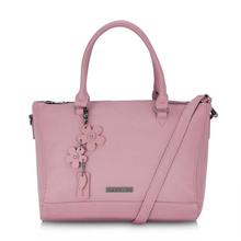 Caprese Esa Satchel Large Dull Pink Handbag For Women