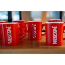 Nescafé Red Ceramic Tea & Coffee Mug Original -6pcs