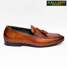 Gallant Gears Brown Slip on Formal Leather Shoes For Men - (139-A30)