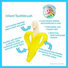 Safe Banana Shape Baby Teether Toys Silicone Toothbrush Teething Kids Tooth Brush Dental Care Gifts Chew Toys For Children