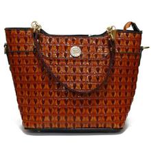 Light Brown Rhine Stone Shiny Handbag For Women