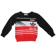 Black/Red Abiode Printed Sweatshirt For Baby Boys