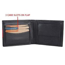 GETOREE Men's Florence Leather RFID Protected Wallet (Black)