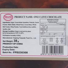 Only Love Chocolate 3 Pcs Heart Red 38 gm