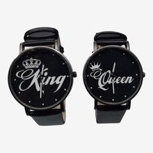 Black King/Queen Couple Watches For Him/Her