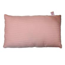 Peach Striped Bed Pillow