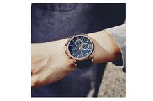 NaviForce NF9148 Day Date Function Luxury Chronograph Watch–RoseGold/Blue