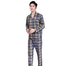 Cotton pajamas _ pajamas long sleeves summer men's cotton