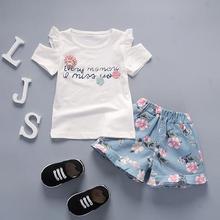 BibiCola Summer Baby Girls Clothing Set Toddler Clothes