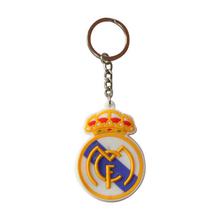 Real madrid Logo Doubled Sided Rubber Key Chain